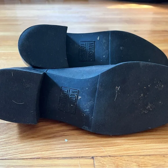 Vintage ‘90s Mootsies Tootsies Black Leather Lace-Up Ankle Boots - Picture 5 of 5